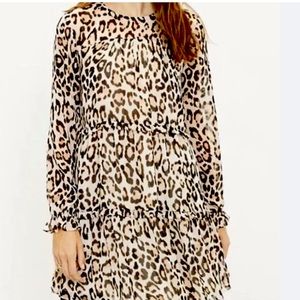 NWT LOFT Tiered Dress, size Small